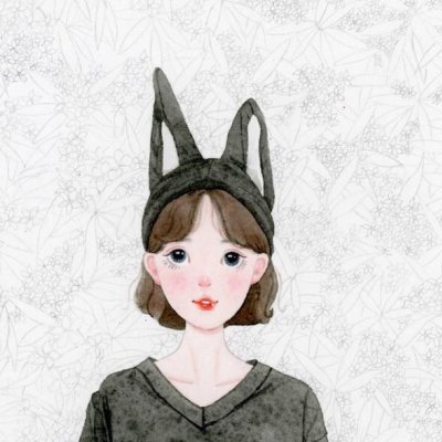 10款温柔淑女风手绘卡通女生头像 适合当微信头像的高清图
