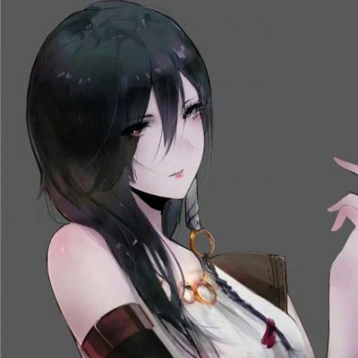 32张高清二次元黑暗系女生头像 漫画风丧系氛围感拉满