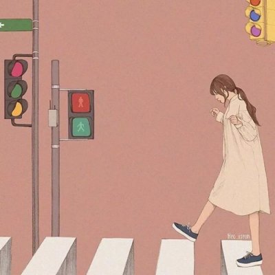 26张高清简约款！适合当微信头像的手绘女生头像合集