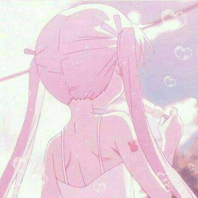 9张粉色系二次元软妹头像 软萌感拉满