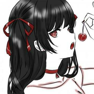 12张高清暗黑病娇二次元女头像 氛围感拉满的动漫女生头像