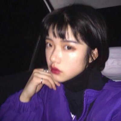 19张高清颓废感非主流女生QQ头像合集