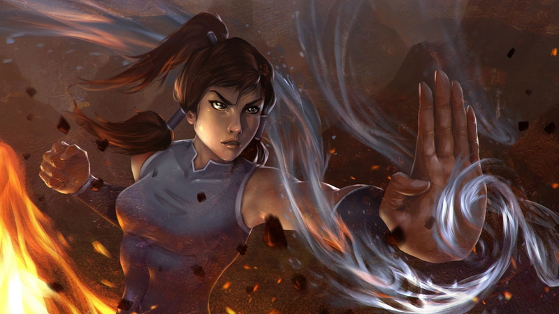 《降世神通：科拉传奇》火元素少女壁纸合集