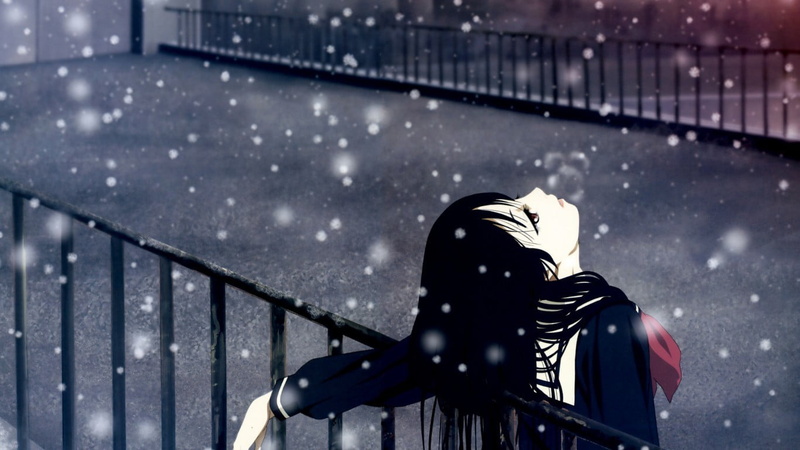 冬日校园休闲动漫壁纸合辑