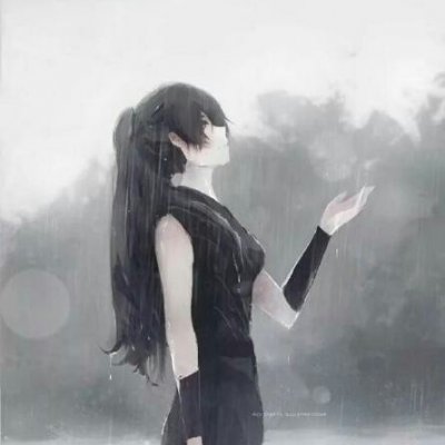 32张高清暗黑系高冷动漫女生头像合集