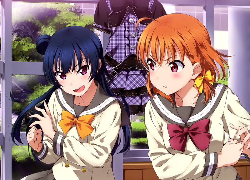 高甜来袭！LoveLive!Sunshine!! 高海千歌与津岛善子高清壁纸合集