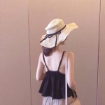 18张高清好看的女生戴帽子背影/侧脸QQ头像