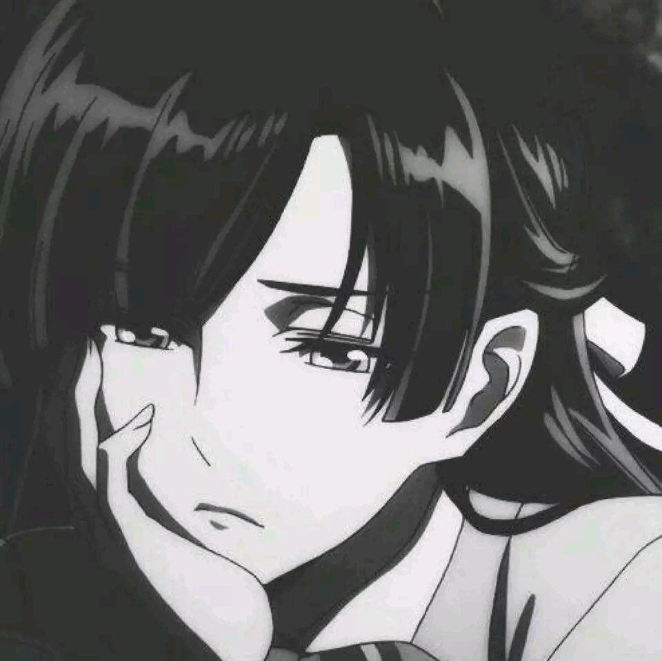 黑白病娇风动漫女生头像合集