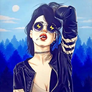 单张性感狂野风格动漫女生头像分享