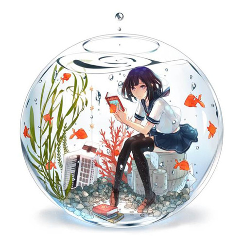 15款不同坐姿的动漫女生头像 含M坐鸭子坐等经典姿势