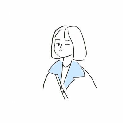 13张简约手绘女生头像合集 高清好看又实用