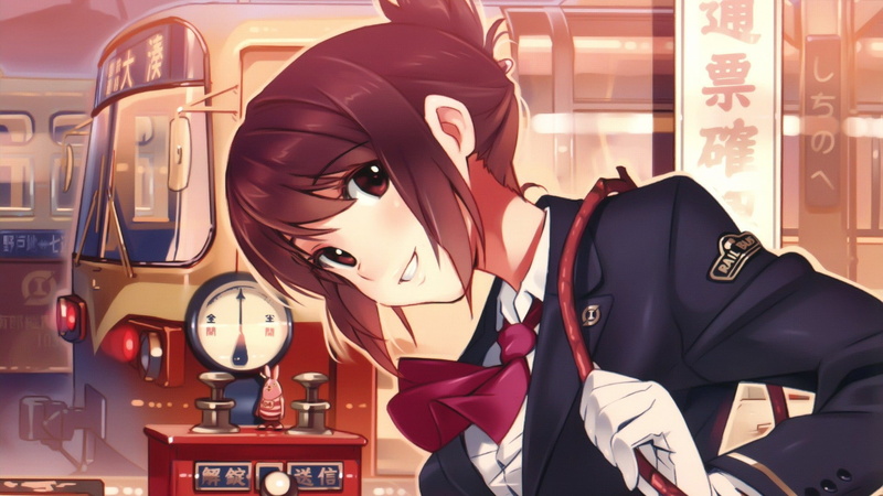 铁道少女红发壁纸 高清1080P壁纸合集