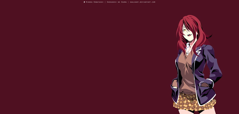 《食戟之灵林田龙胆高清壁纸合集 带灯光背景的 studio 拍摄风格》