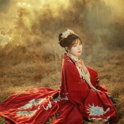 古风红嫁衣女生头像来啦！19张高清唯美红妆美人图合集