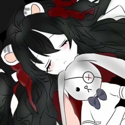 15张高清好看的女生黑暗丧风动漫头像