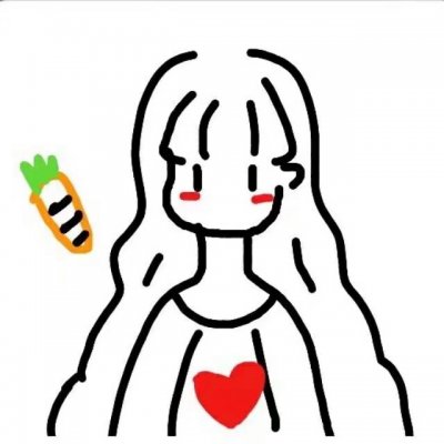 13张超治愈可爱小女孩简笔画头像 高清又好上手