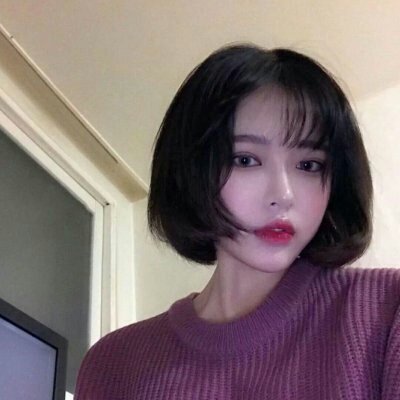 冷系短发女生头像合集 20张高清正侧脸都有
