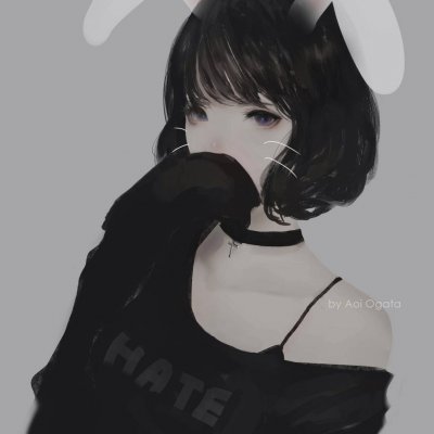 12张高清黑暗系女生动漫头像 氛围感拉满