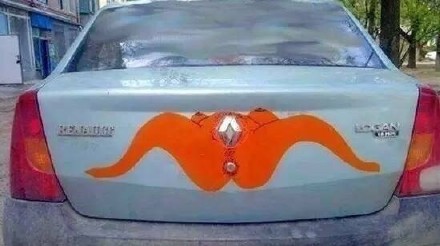 车标恶搞表情包太有意思了！以后买车可以这么玩