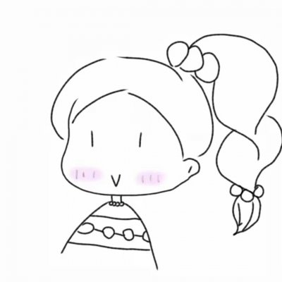 超萌卡通小女孩头像合集 10张高清可爱女生头像