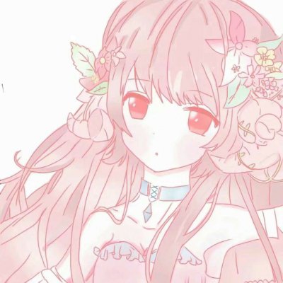 17张超可爱粉色系动漫女生萌头像 高清无水印