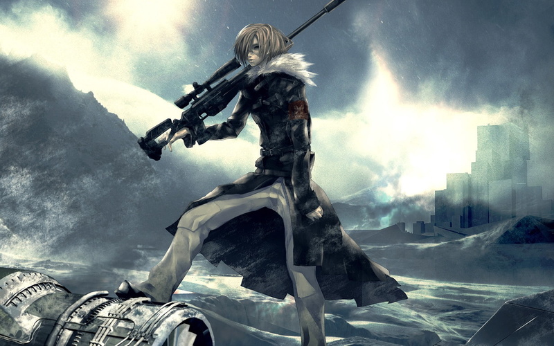 《罪恶王冠》祈妹红瞳高清手机壁纸