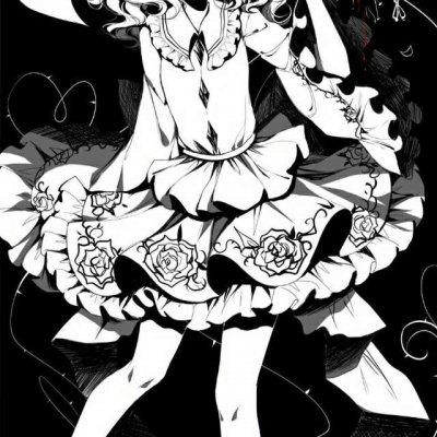 暗黑系二次元病态女生头像 21张高清恐怖风格图合集