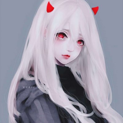 22张高清二次元小恶魔女生头像 适合当QQ头像的动漫风格图