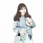 28张简约清新女生手绘头像 高清好看又有个性