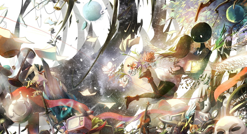 这组Pixiv Fantasia主题壁纸太绝了