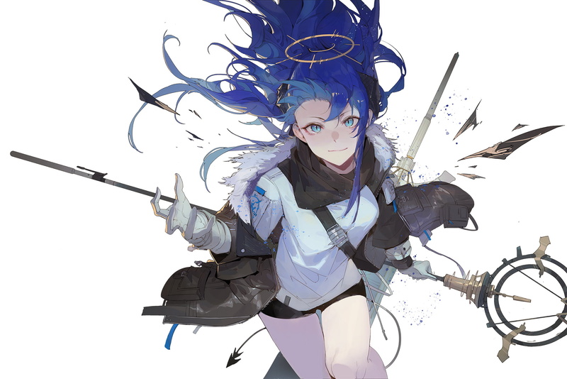 明日方舟 莫斯提马 洛可可 动漫少女高清手机壁纸