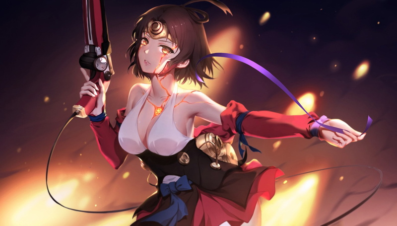 《甲铁城的卡巴内瑞》绝美少女壁纸合集 红妆曳舞氛围感拉满