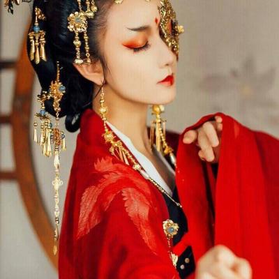 古风红衣女生QQ头像合集！19张高清唯美古风头像分享