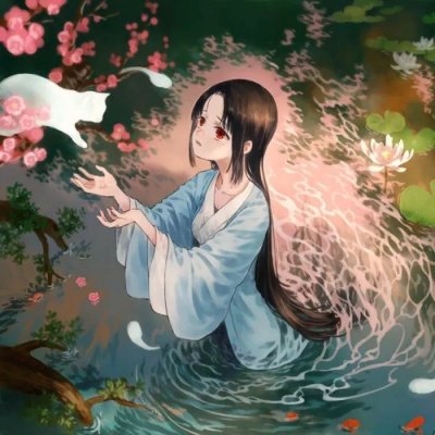 25张唯美古风动漫女头 这款“何处繁华笙歌”头像太绝了