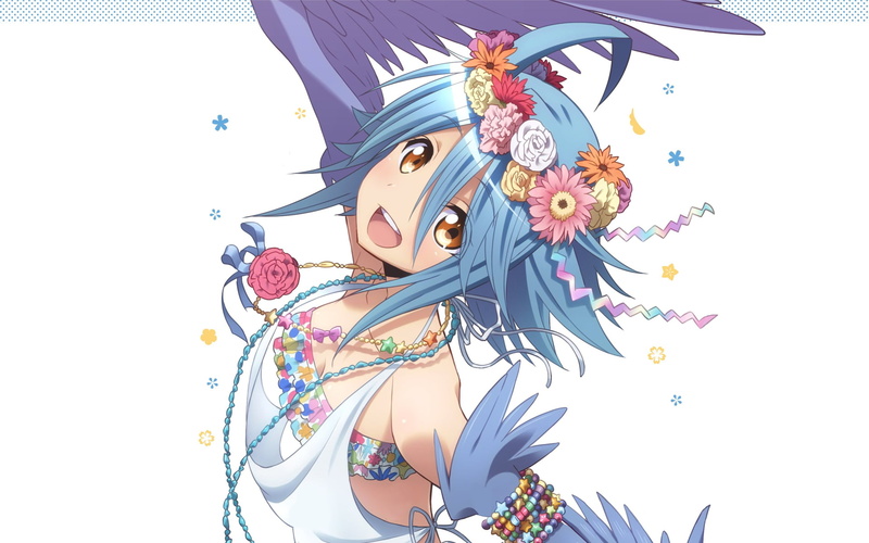 《魔物娘的同居日常》高清手机壁纸：米娅的生气造型