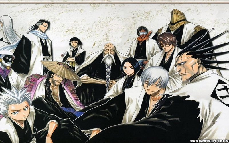 《BLEACH》死神壁纸合集 护廷十三队一众队长登场