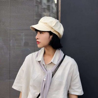 22张女生帽子控微信头像 高清又时尚