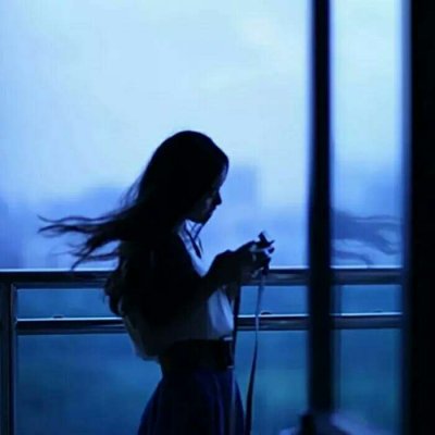 20张高清蓝色小清新女生头像 氛围感拉满