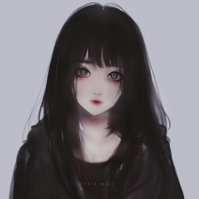 24张简约气质款女生手绘头像 适配微信头像高清素材