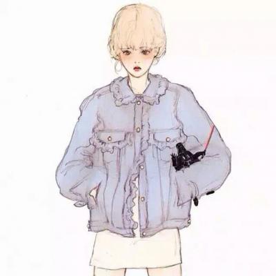 19张清新文艺手绘女孩头像 高清好看又适合当头像