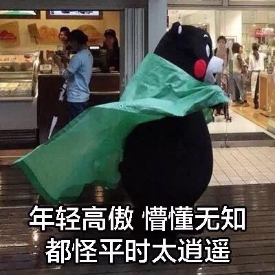 期末复习emo了？这套熊本熊版《一人我饮酒醉》表情包太绝了
