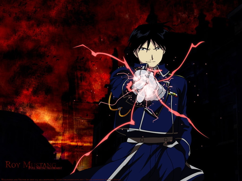 钢炼罗伊大佐闪电手套壁纸合集