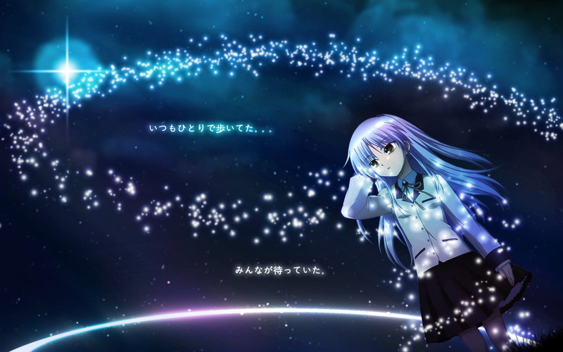 立华奏绝美壁纸合集  Angel Beats! 720P高清壁纸
