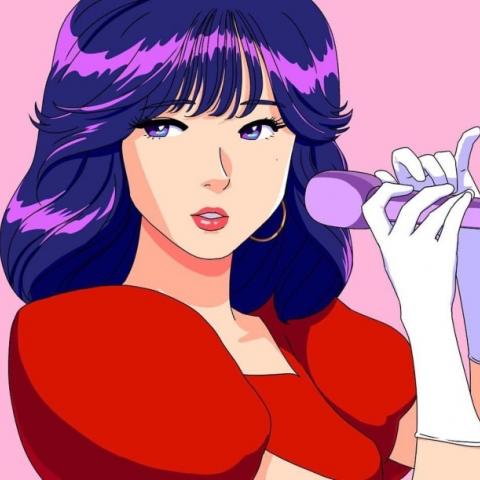 21张高清气质女生手绘头像 适合当微信头像的手绘女头合集