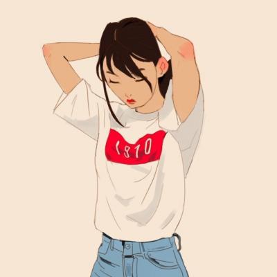 18张高清个性酷感漫画女生头像合集