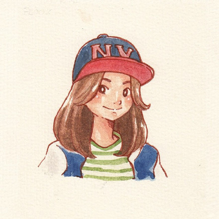 # 9款软萌可爱的女生漫画头像 高清无水印共9张