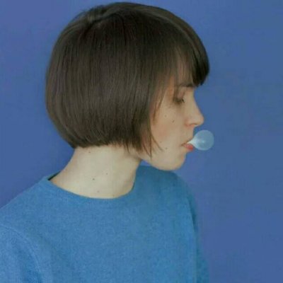 20张清新蓝调女生头像 高清好看的蓝色系女头