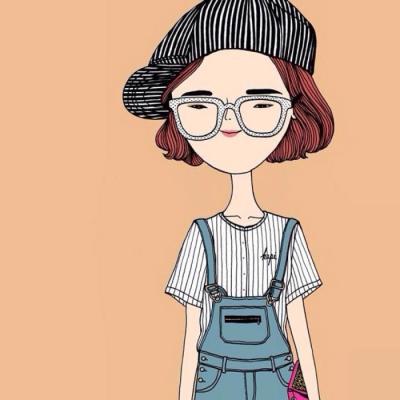 14张高清好看的动漫戴帽女生QQ头像