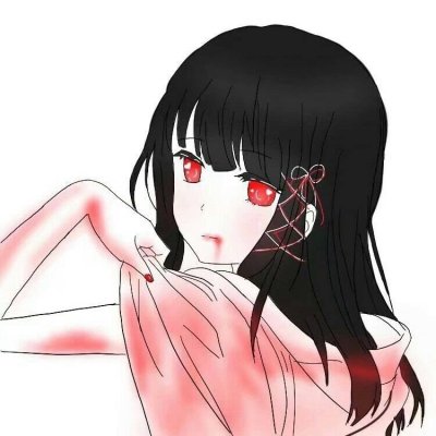 33张高清黑暗系丧气女生动漫头像 氛围感拉满