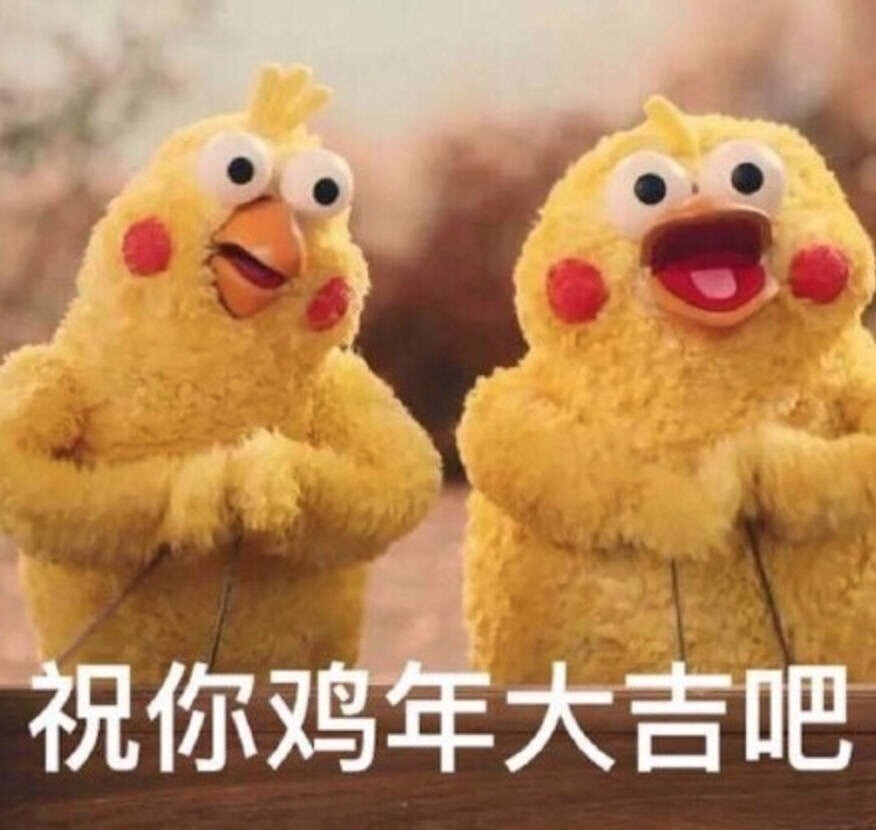 鹦鹉兄弟送鸡年祝福！这套表情包太应景了